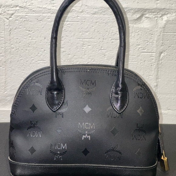 MCM Visetos Mini Black Bag - Picture 2 of 15